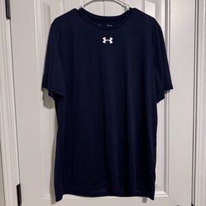 Under Armour Men’s Medium Dark Blue Short Sleeve HeatGear T-Shirt